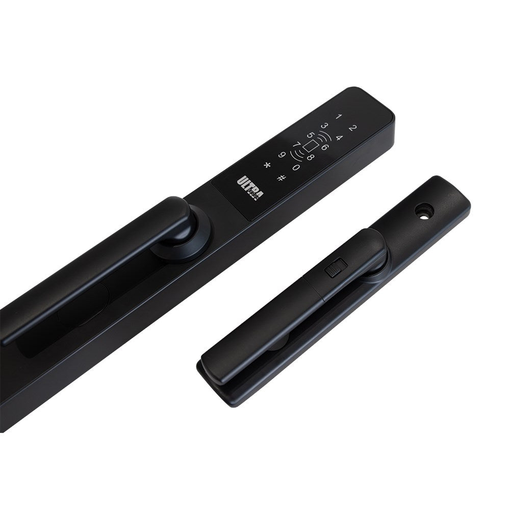 McGrath Ultra-Secua Digital Lock, Suits Common Screen Doors, Black Finish And Supplied With Lock Body - IP66 Rating