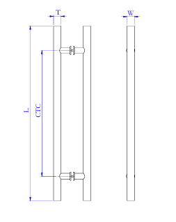 N2LOK - Vienne Door Pull