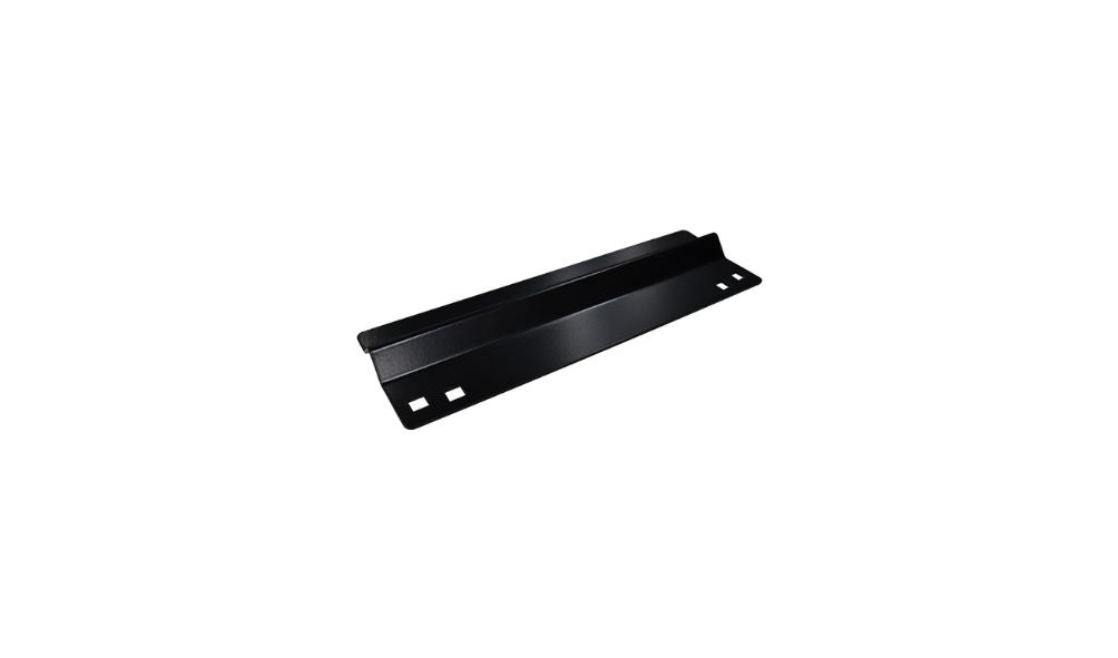 BDS Blocker Plate Blank without Cutout Zinc Plated Black Powdercoated