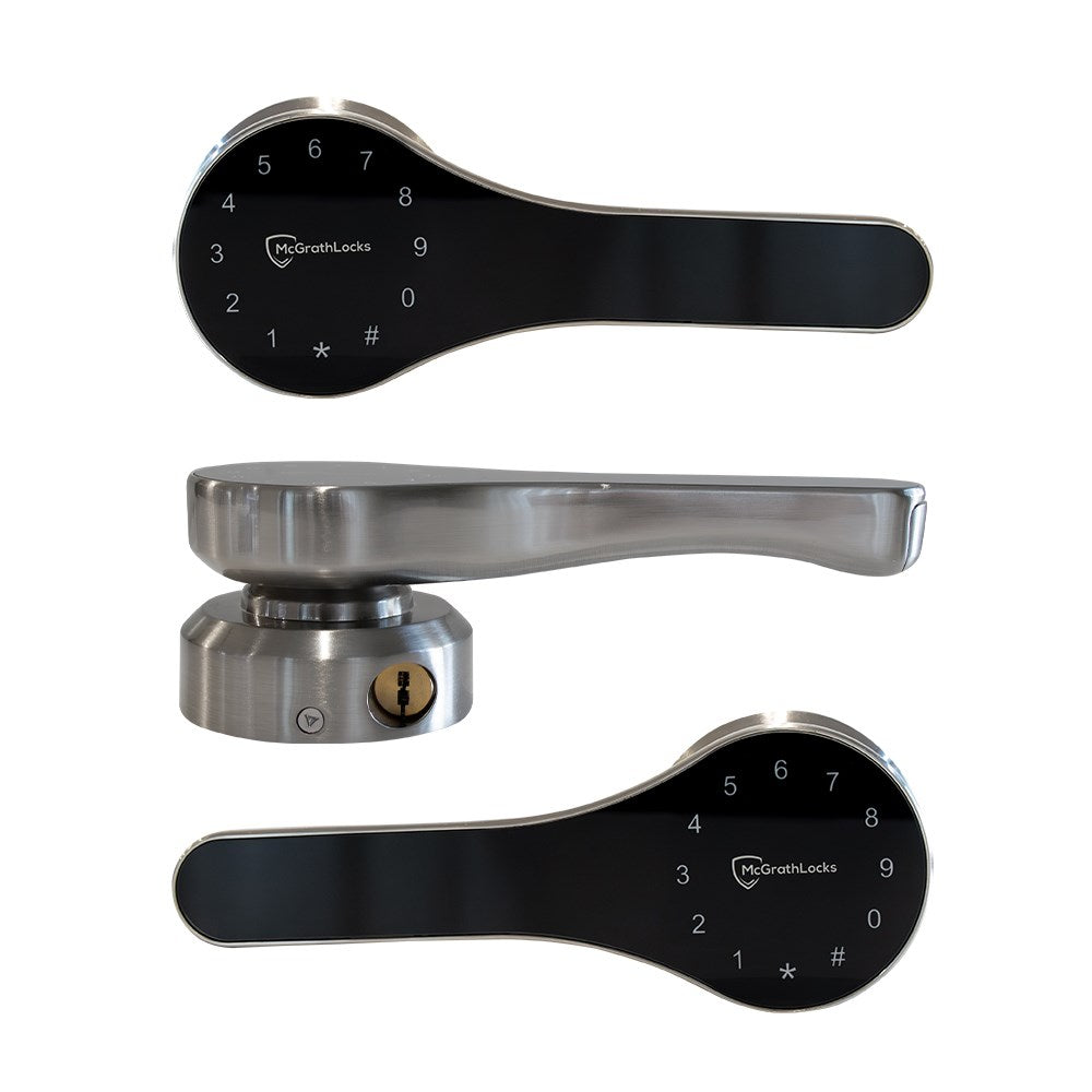 McGrath Ascot Digital Lock, Double Sided to suit Gate Installation, IP66 rating, with 60mm Backset Tubular Latch