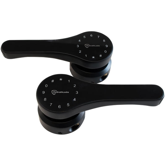 McGrath Ascot Digital Lock, Double Sided to suit Gate Installation, IP66 rating, with 60mm Backset Tubular Latch