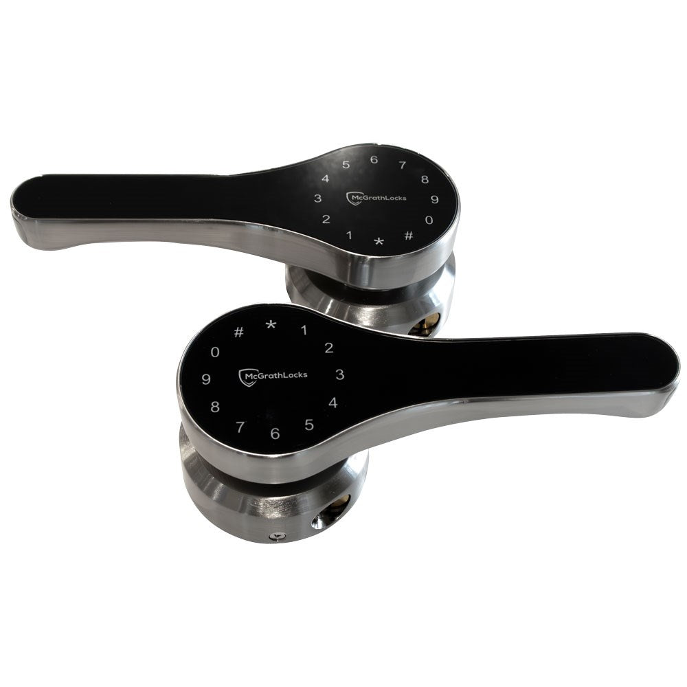 McGrath Ascot Digital Lock, Double Sided to suit Gate Installation, IP66 rating, with 60mm Backset Tubular Latch
