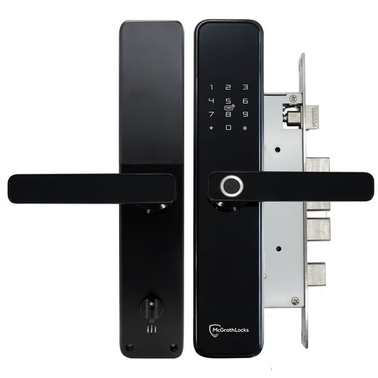McGrath NX6 WIFI Digital Lock - With Euro Style 6068 60mm Backset Mortice Lock