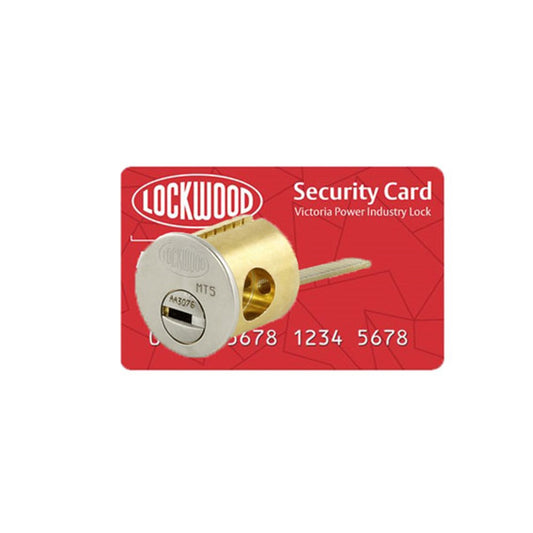 Lockwood Victorian Power Industry Lock - LOCKWOOD VPIL 201 MT5 CYL SC 201PI2MT5 SC KD (1xKey 1xCard)