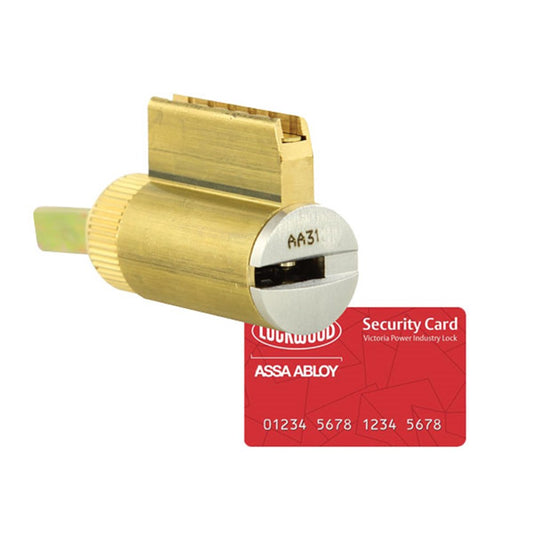 Lockwood Victorian Power Industry Lock - LOCKWOOD VPIL 8221 MT5 CYL SC 8221PI2MT5 SC KD (1xKey 1xCard)