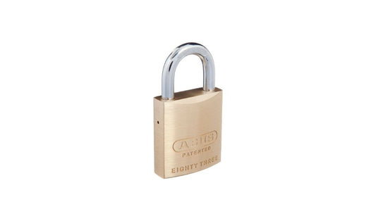 ABUS 83/45 SECURITY PADLOCK BRASS 38MM ALLOY SHACKLE